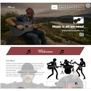 Pagina web para compositor, escritor u otro. Consta de pagina principal, acerca de la empresa, los servicios que ofrece y la localización o contacto.