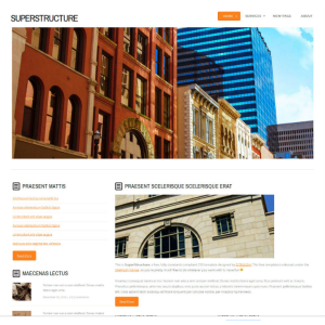 Pagina web para estructuras, ingeniería, u otro. Consta de pagina principal, acerca de la empresa, los servicios que ofrece y la localización o contacto.