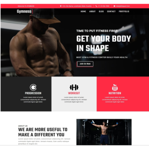 Pagina web para un gimnasio, unidad deportiva. Consta de pagina principal, acerca de la empresa, los servicios que ofrece y la localización o contacto.