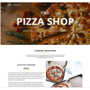 Pagina web para pizzería, antojitos u otro. Consta de pagina principal, acerca de la empresa, los servicios que ofrece y la localización o contacto.